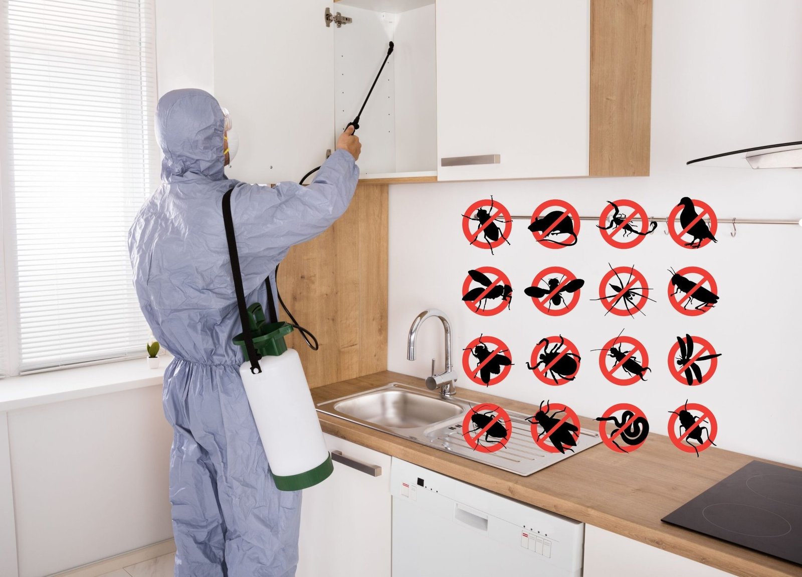 Melbourne Pest Services technician on site