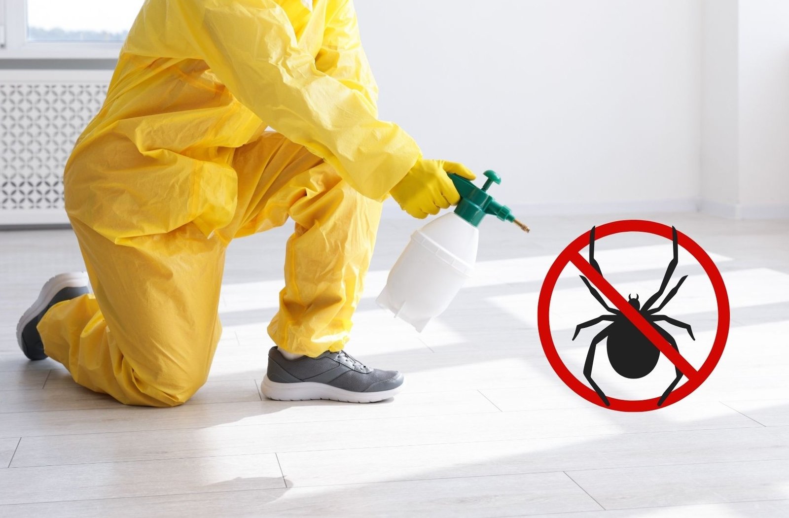 Targeted external spider barrier treatment